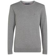 Mens Flag Crew Neck Jumper - Medium Grey - S image