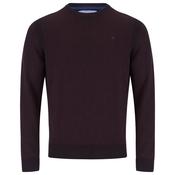 Mens Brosna Jumper - Bordo - 3XL