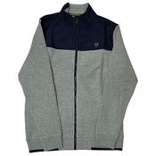 Mens Kwagga Full Zip Sweat Jacket - Steel Mix - S