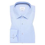 Mens Structured Slim Fit Shirt - Blue - 37