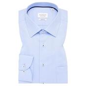 Mens Structured Modern Fit Shirt - Blue - 48