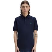 Mens M6000 Polo Shirt - Dark Carbon/Label Green - S