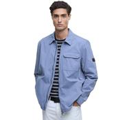 Mens Maze Peached Overshirt - Washed Blue - S image