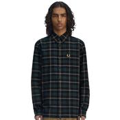 Mens Oxford Tartan Shirt - Navy - S image