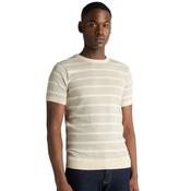 Mens Knitted T-Shirt - Stone - 2XL image