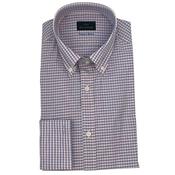 Mens Woven Cotton Check Shirt - Blue - S image