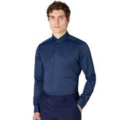 Mens Rome Formal Shirt - Navy - 37 image