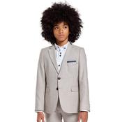 Boys Nicky 3-Piece Communion Suit - Stone - 7 image