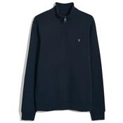 Mens Harry 1/4 Zip Sweater - True Navy - S image