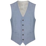 Mens Dale Suit Waistcoat - Sky Blue - 40R image