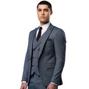 Mens Cian 3-Piece Suit - Blue - 38R image