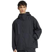 Mens My Shelter Rain Jacket - Black - M image