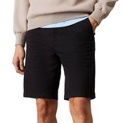 Mens Straight Twill Chino Shorts - Black - 38 image
