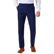 Mens Harcourt Slim Tailored Suit Trousers - Navy - 46W x 30L image