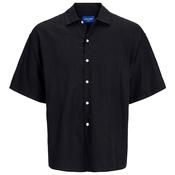 Mens Paros Oversized Short Sleeve Shirt - Black - M image