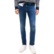 Mens Scanton Faded Slim Jeans - Denim Washed - 36W X 30L image