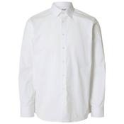 Mens Slim Performance Stripe Shirt - White - M image