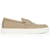 Mens Leather Hybrid Loafers - Silver Mink - 10 image