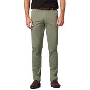 Mens Bonn Fine Micro Print Chinos - Olive - 40W x 32L image