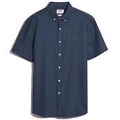 Mens Brewer Short Sleeve Oxford Shirt - Sigil Blue - S image