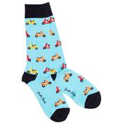 Mens Scooter Bamboo Socks - Aqua - 7-11 image