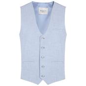 Mens Albert Suit Waistcoat - Sky Blue - 44R image