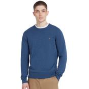 Mens Mullen Cotton Sweater - Cold Metal - M image