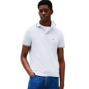 Mens Slim Fit Tipped Polo Shirt - Breezy Blue - S image
