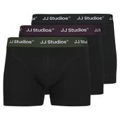 Mens Soho Solid 3-Pack Trunks - Black - S image