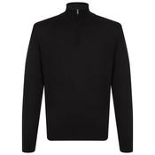 Mens Shark Tag Extra Soft Wool 1/4 Zip Sweater - Navy - S image