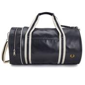 Classic Barrel Bag - Navy/Ecru - One image