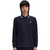 Mens M3636 Long Sleeve Polo Shirt - Navy - M image