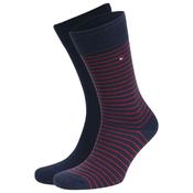 Mens 2-Pack Small Stripe Socks - Tommy Original - 6-8 image