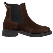 Mens Lightweight Suede Chelsea Boots - Cocoa - 8 image