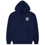 Mens Sunset On Fuji San Hoodie - Maritime Blue - XS