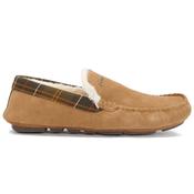 Mens Monty Suede Slippers - Camel - 7