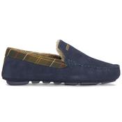 Mens Monty Suede Slippers - Navy - 6 image