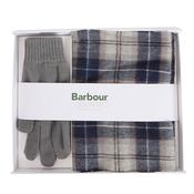 Tartan Scarf &amp; Glove Gift Set - Grey Midnight - One