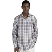 Mens X-Soft Shirt With Checkered Pattern - Tartan Cream - S