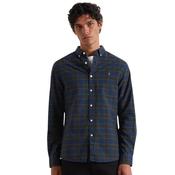 Mens Brewer Check Oxford Shirt - Evergreen - S