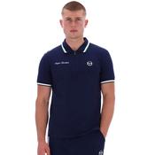 Mens Nanto Zip Polo Shirt - Maritime Blue - XS