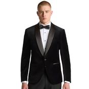 Mens Romeo Velvet Tuxedo Jacket - Black - 38R image