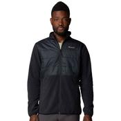 Mens Basin Butte II Hybrid Fleece Jacket - Black - XL image
