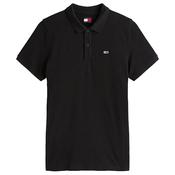 Mens Flag Slim Polo Shirt - Black - S image