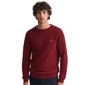 Mens Cotton Pique Sweater - Plumped Red - S image