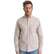 Mens Regular Fit Classic Oxford Shirt - Warm Khaki - 2XL image