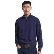 Mens Sacker Rib Half-Zip Sweatshirt - Persian Blue - S image