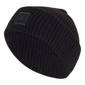 Mens Wide Cuff Beanie - Black - One image