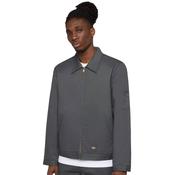 Mens Lined Eisenhower Jacket - Charcoal Grey - S image