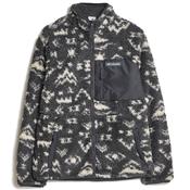 Mens Winter Pass Reversible Sherpa Fleece Jacket - Shark/Peaked Tonal - XL image
